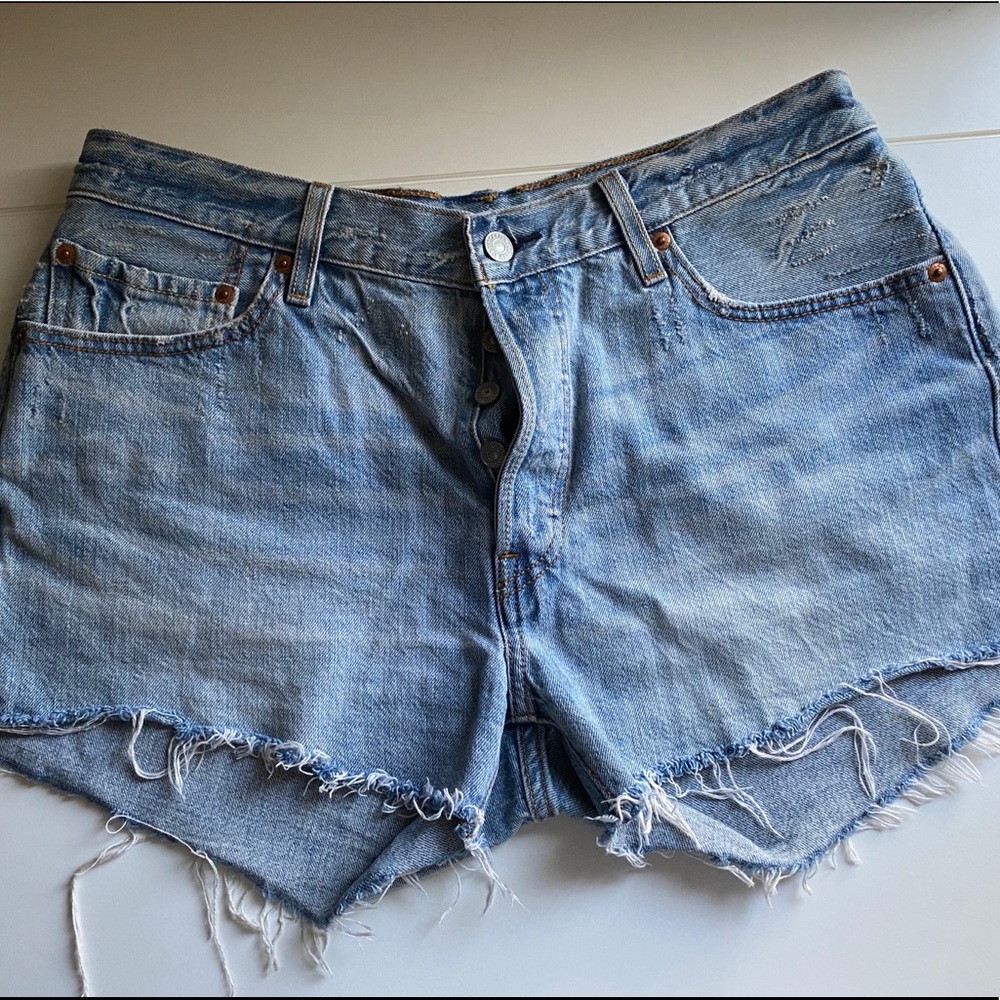 Levi’s Distressed Shorts